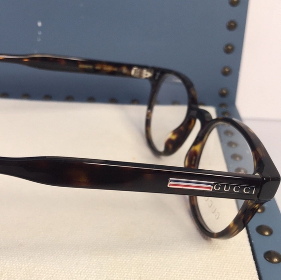 New 💯 Original GUCCI GG0827O 005 HAVANA EYEGLASSES - Picture 9 of 14